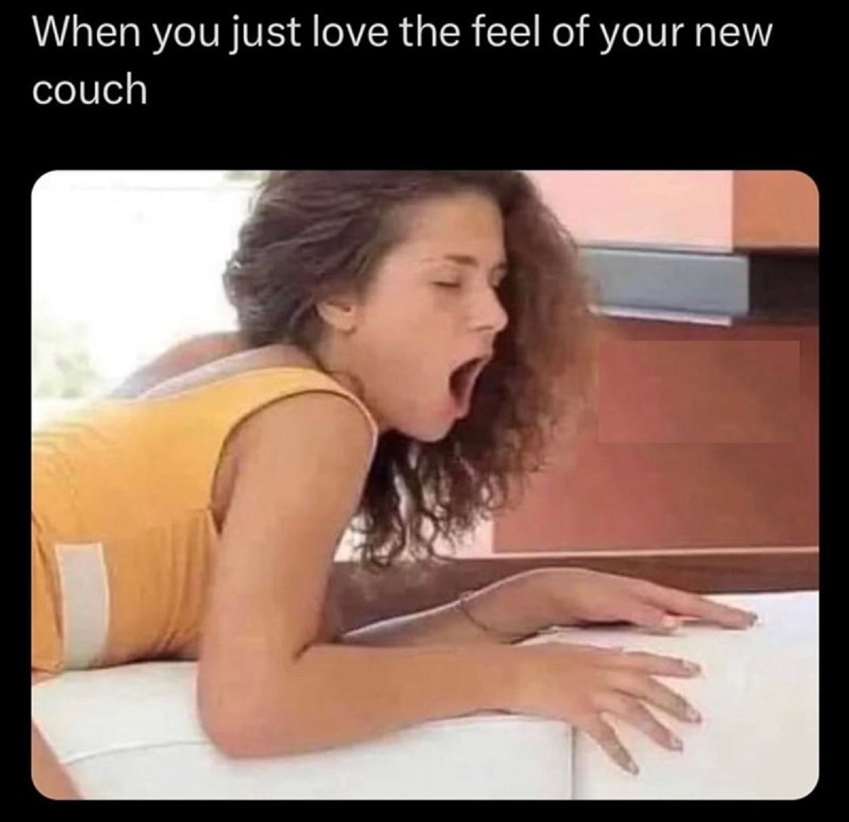 spicy memes -  you just love the feel of your new couch - When you just love the feel of your new couch