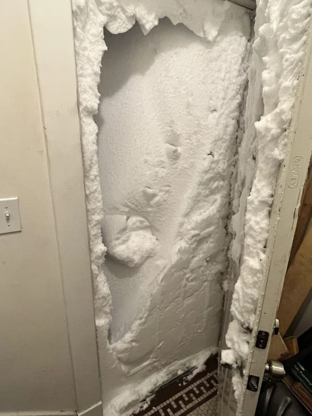 “The entrance to my front door currently”