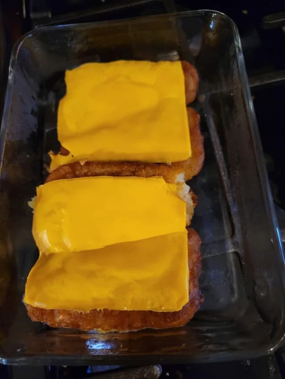 “Great Value sliced cheese changed formula and no longer melts for me. This was after 2 minutes in the microwave.”