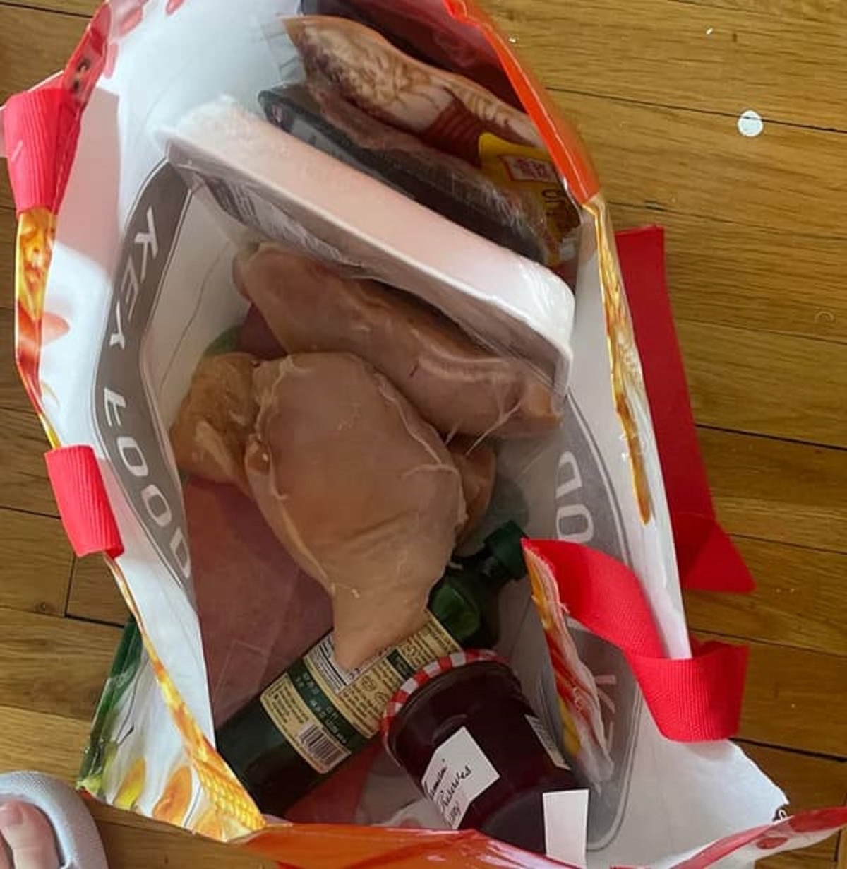 “Ordered from Instacart for the first time and this is how the chicken came”