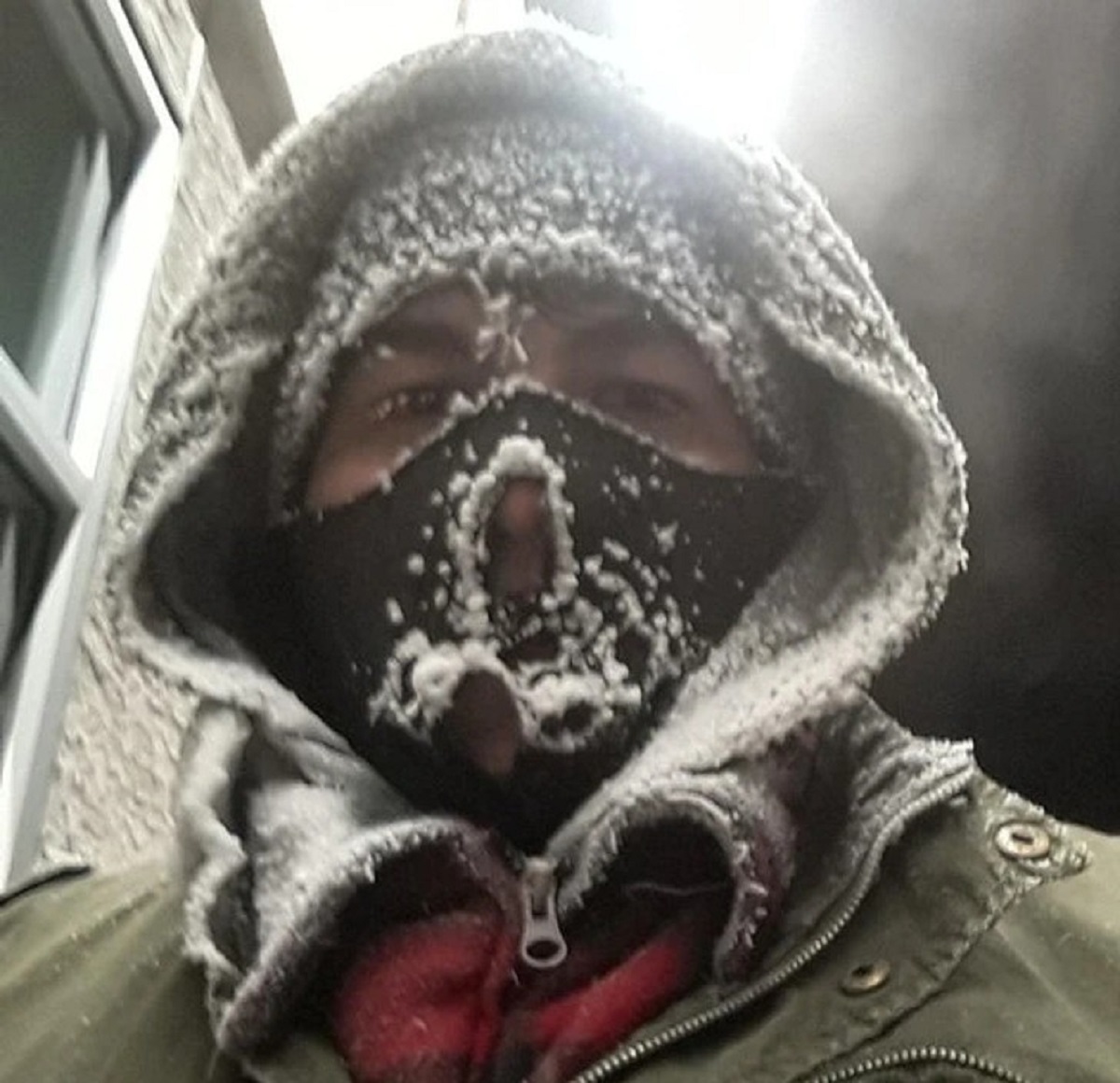 “-41°C and no one to let me into work.”