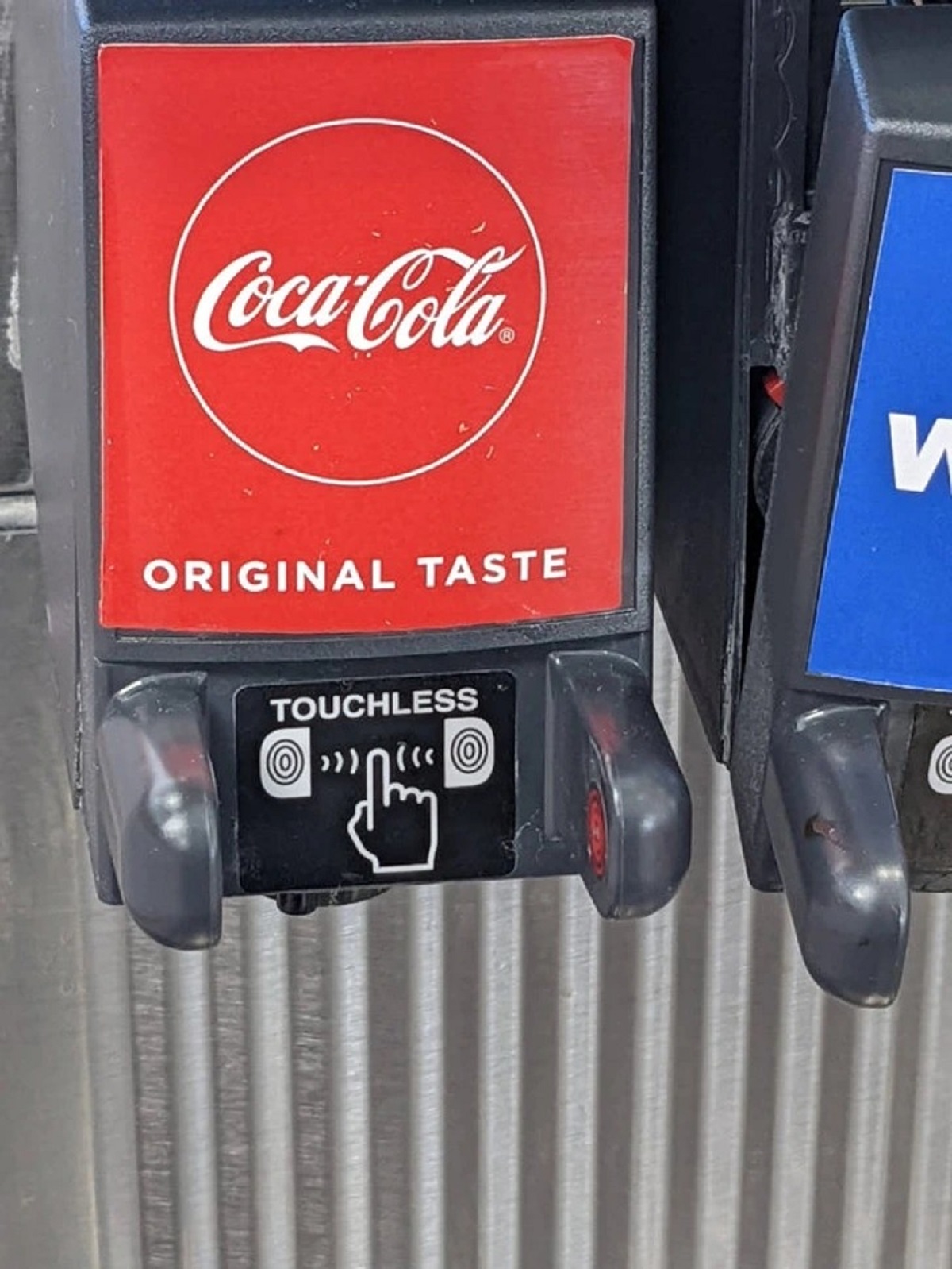 “A burger place near me has installed contactless soda.”