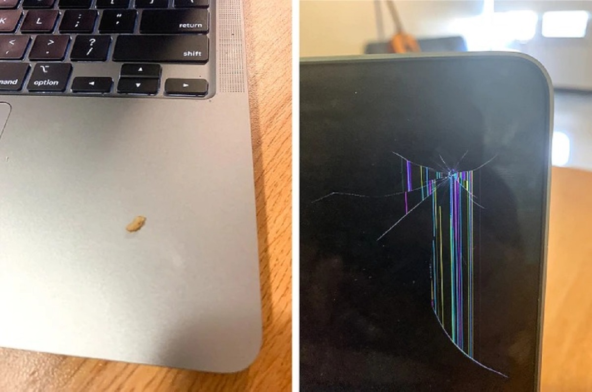 “My laptop was murdered by a single grain of Chipotle brown rice that got closed in the screen.”