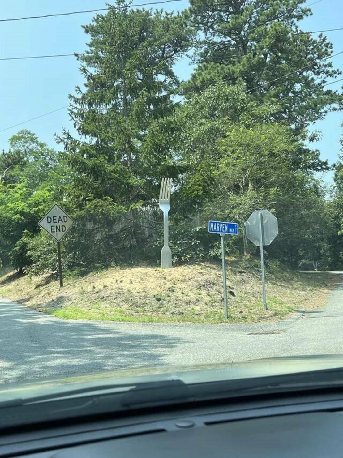 "Found a fork in the road."