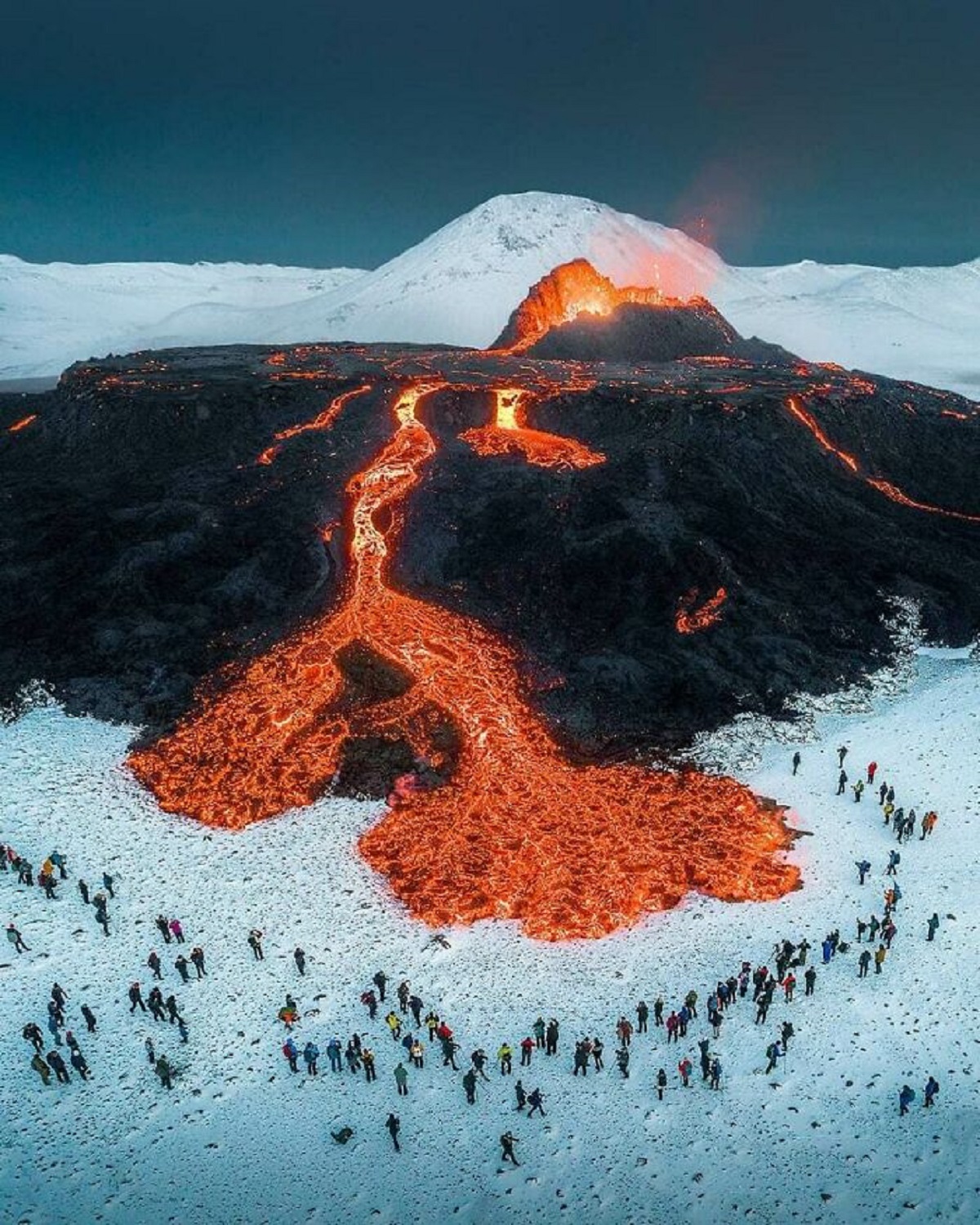 The Eruption Of The Fagradalsfjall Volcano,iceland