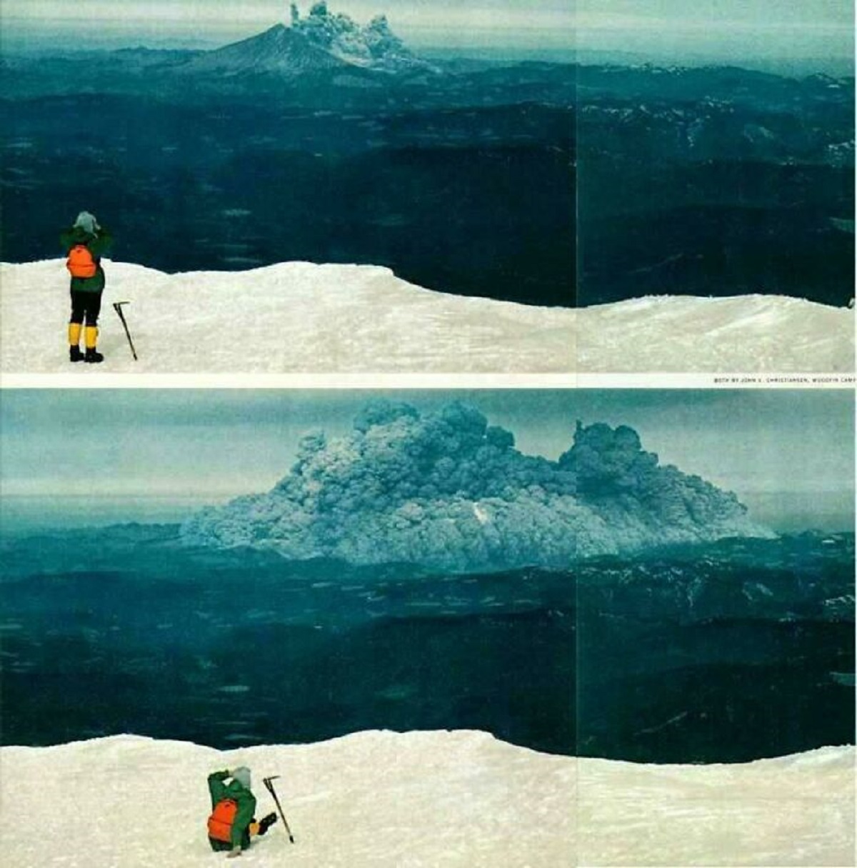 Hiker Witnesses St Helens Blow Up From Mt Adams In 1980