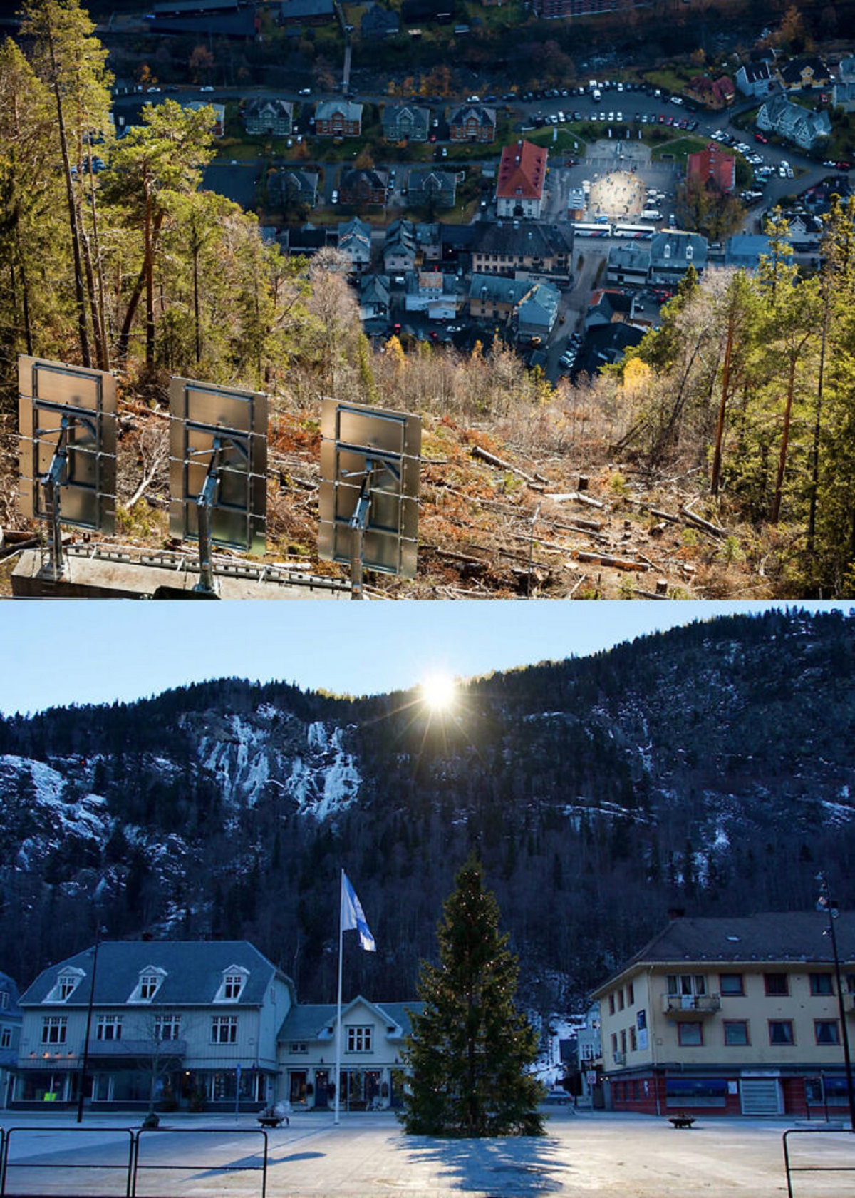 A Town In Norway Surrounded By Mountains Uses Three Giant Mirrors To Get A Little Bit Of Sunlight For Six Otherwise Dark Months Of The Year