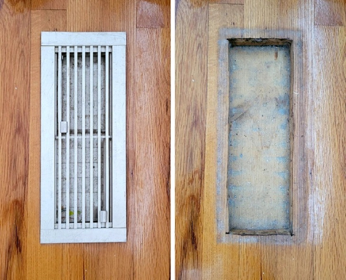 “I tried opening the vent for some a/c at the rental I’m staying at on vacation. It seems that the wife and I are victims of the good ol’ landlord special.”