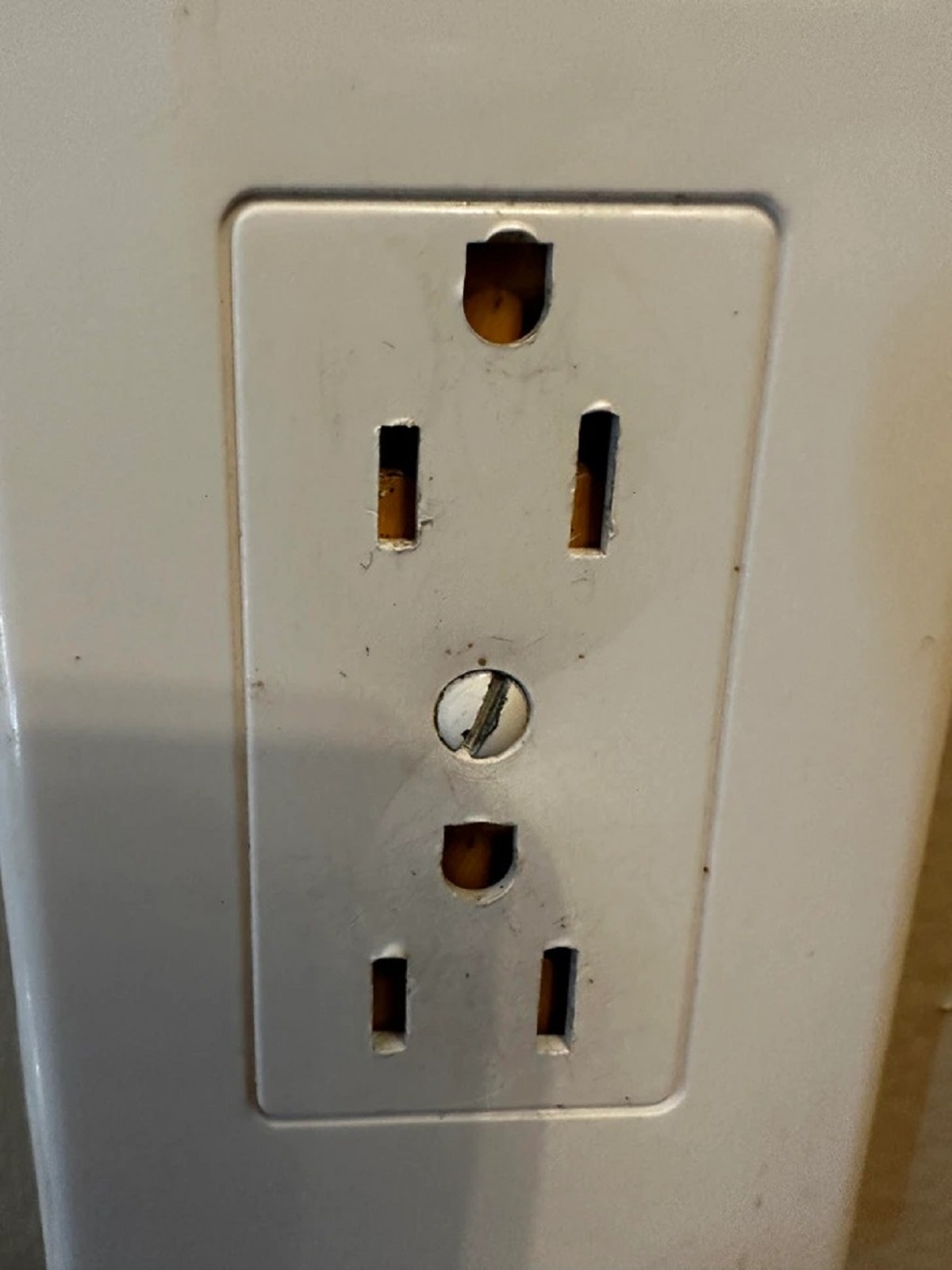 “Multiple outlets in the new house I’m renting don’t let you plug anything in.”