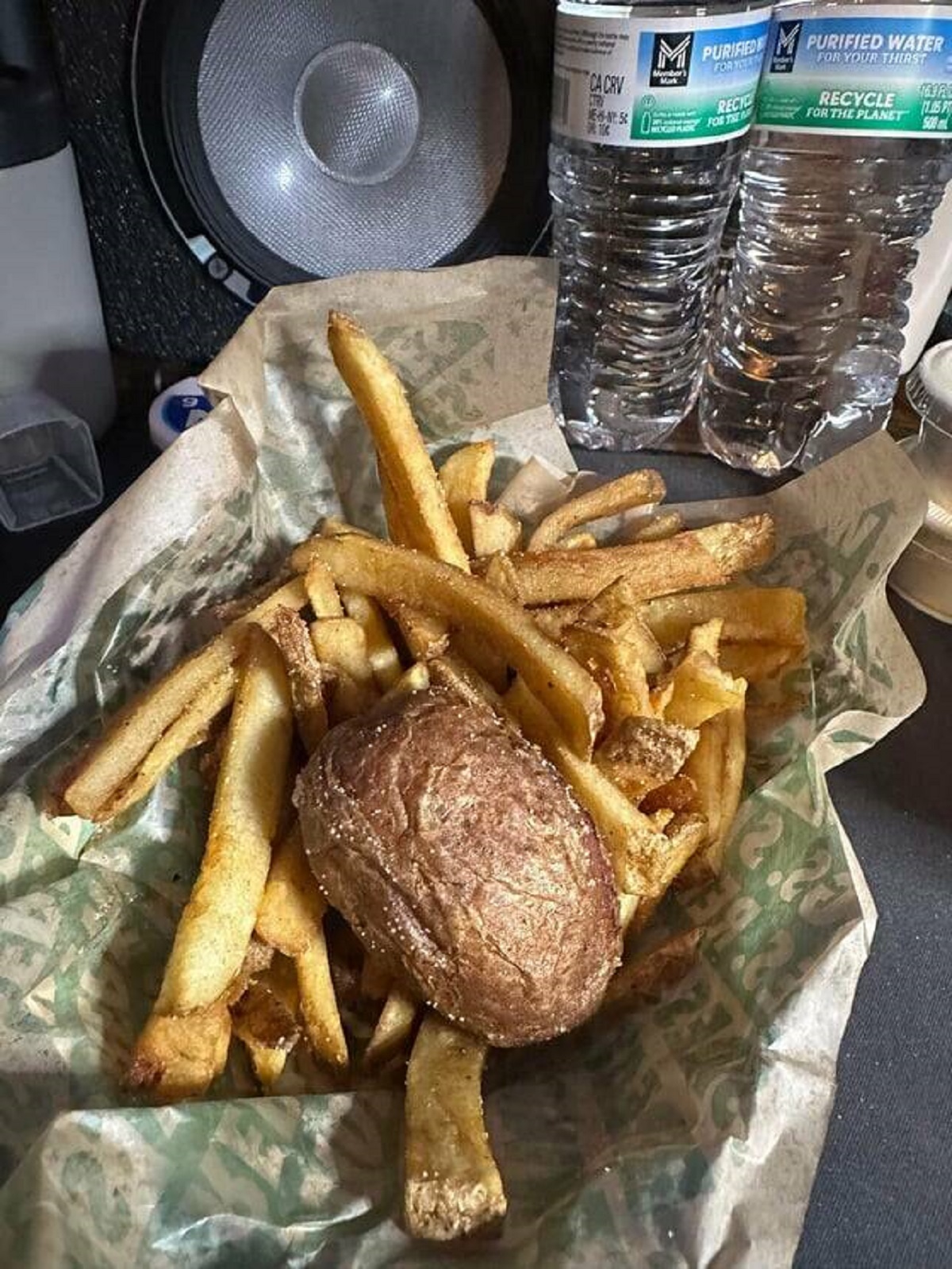 "There was a whole potato in my WingStop fries"