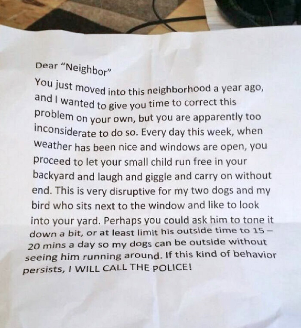 40 Bad Notes And Texts From Neighbors.