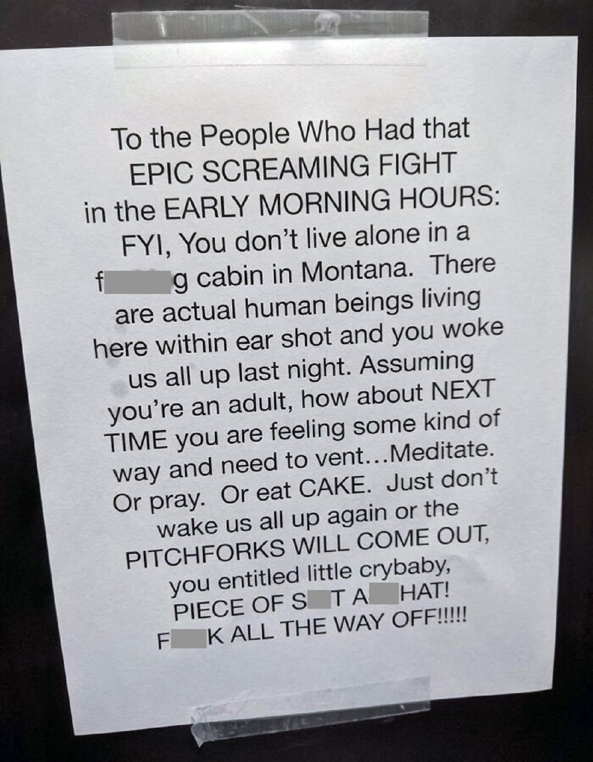 40 Bad Notes And Texts From Neighbors.