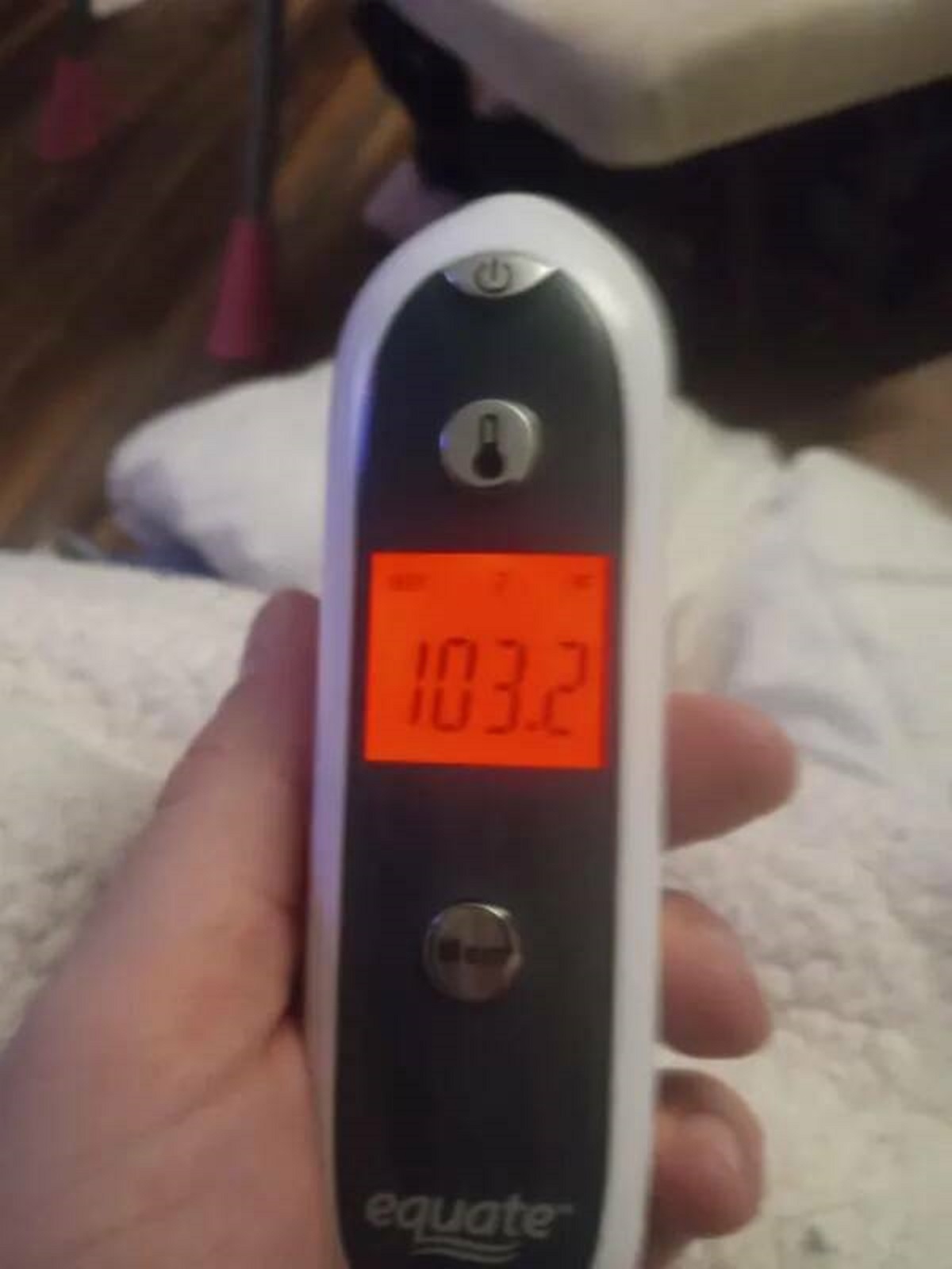 “My thermometer has been saying I don’t have a fever, but then I cleaned it and rechecked”