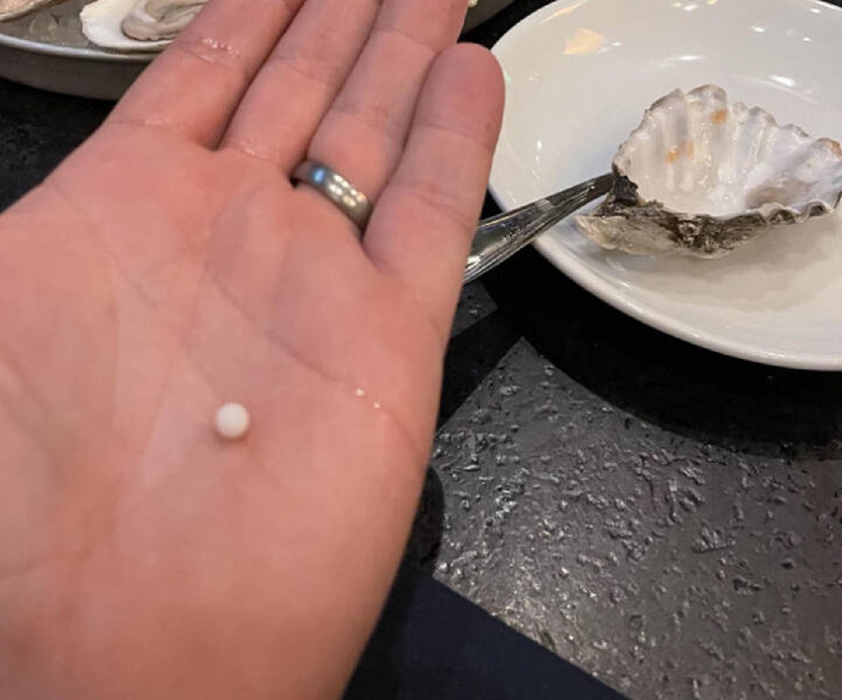 “Found a pearl in my oyster last night.”