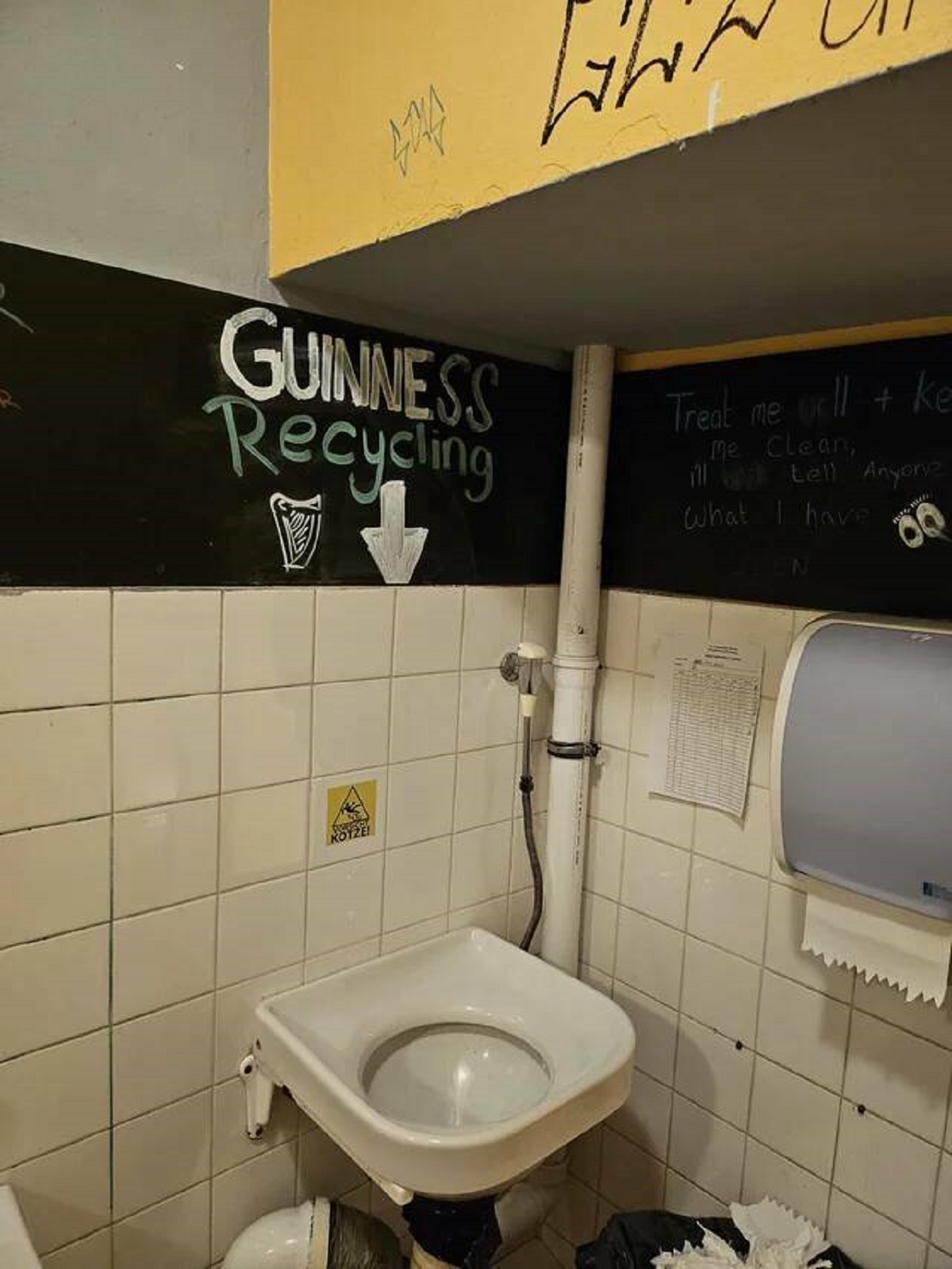 bathroom - Ga Guinness Recycling Erry Facies Kotze! Treat me ll ke Me Clean, illit tell Anyone What I have Bull On