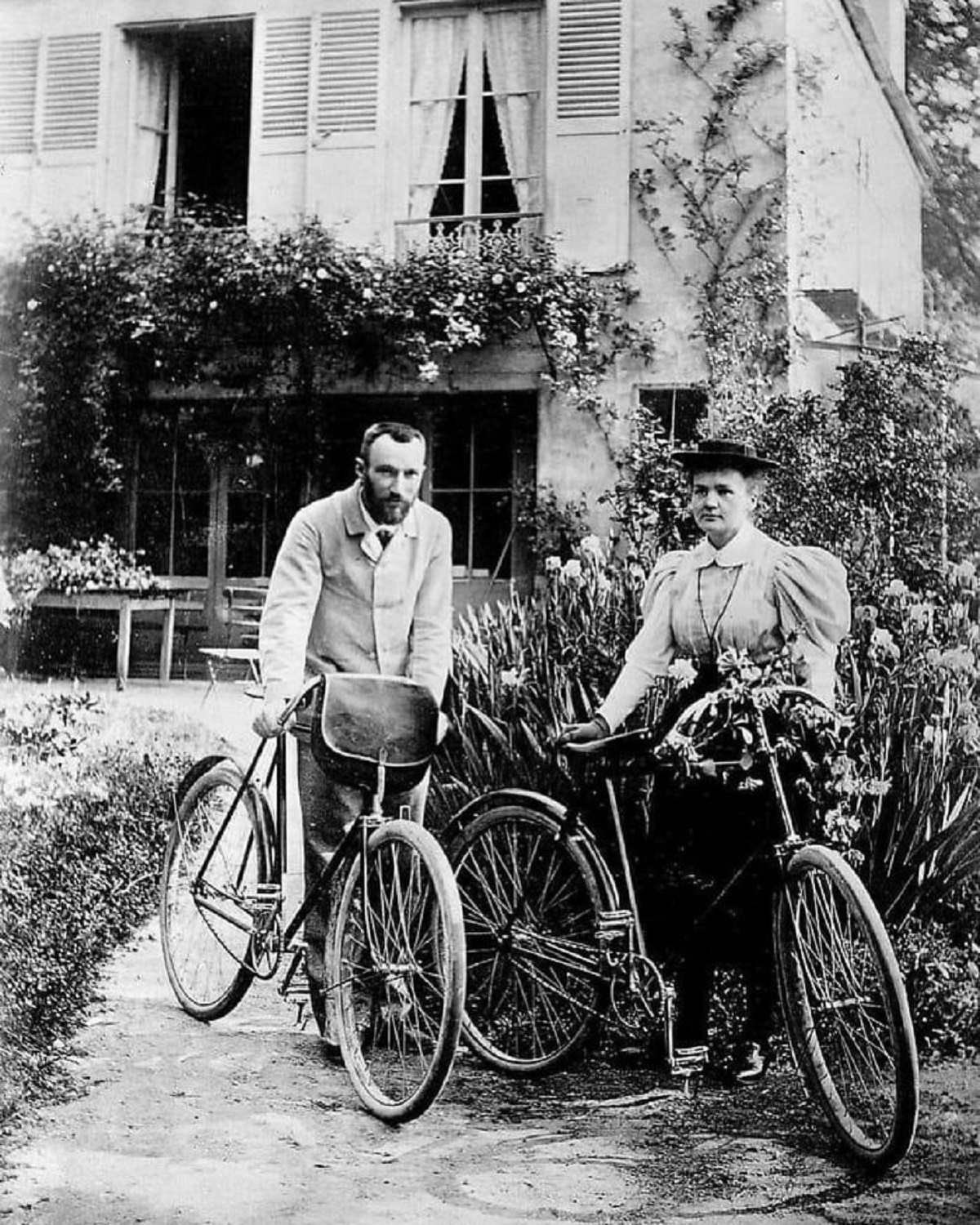 Physicists And Nobel Prize Winners Marie Curie And Pierre Curie Shortly After Their Wedding. France (1895)