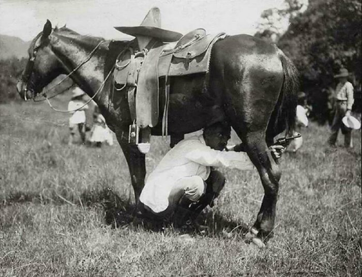 A Tactical Trick Used By Soldiers During The Mexican Revolution, 1913