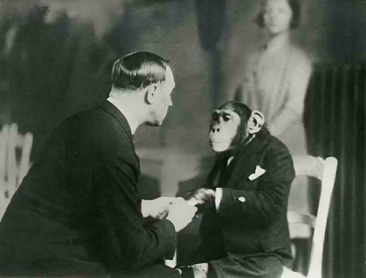 A Telepath Tries To Hypnotize A Chimpanzee, 1941