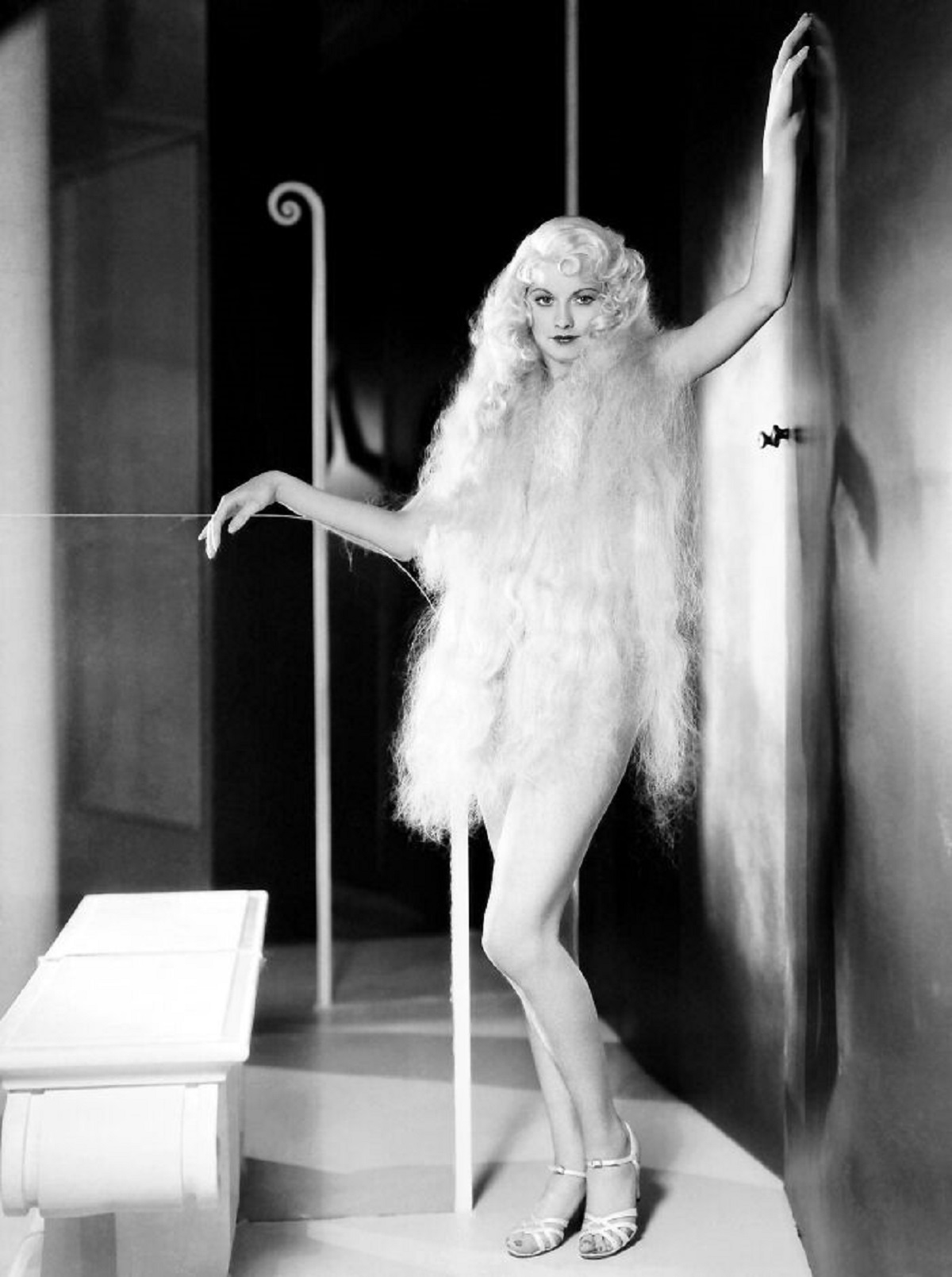 Lucille Ball, Once Called The Greatest Pair Of Legs On Broadway, In A 1930s Publicity Still As A Blonde