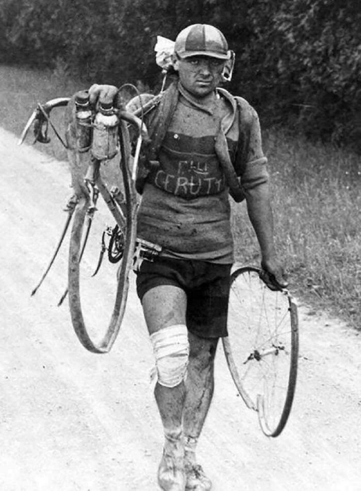 “Only In The Provinces Are The Great Melancholy Cultivated, The Silence And Solitude Essential To Succeed In Such A Tiring Sport As Cycling” The Words Of Gianni Brera Are Reflected On The Face Of Giusto Cerutti, The Piedmontese Runner Immortalized During The 1928 Tour De France