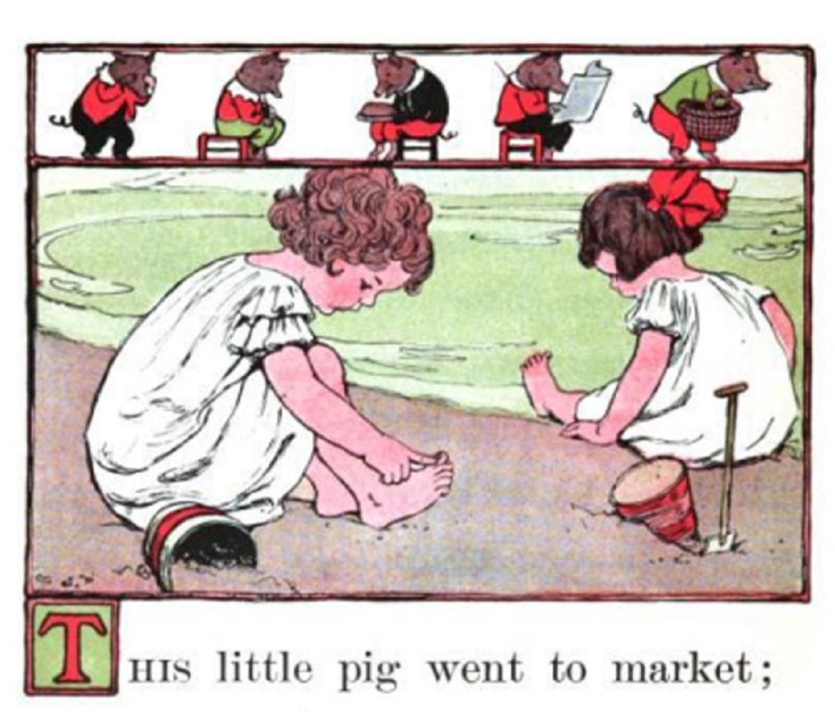 I was at least 50 when I learned that the little piggy who went to market wasn’t shopping.