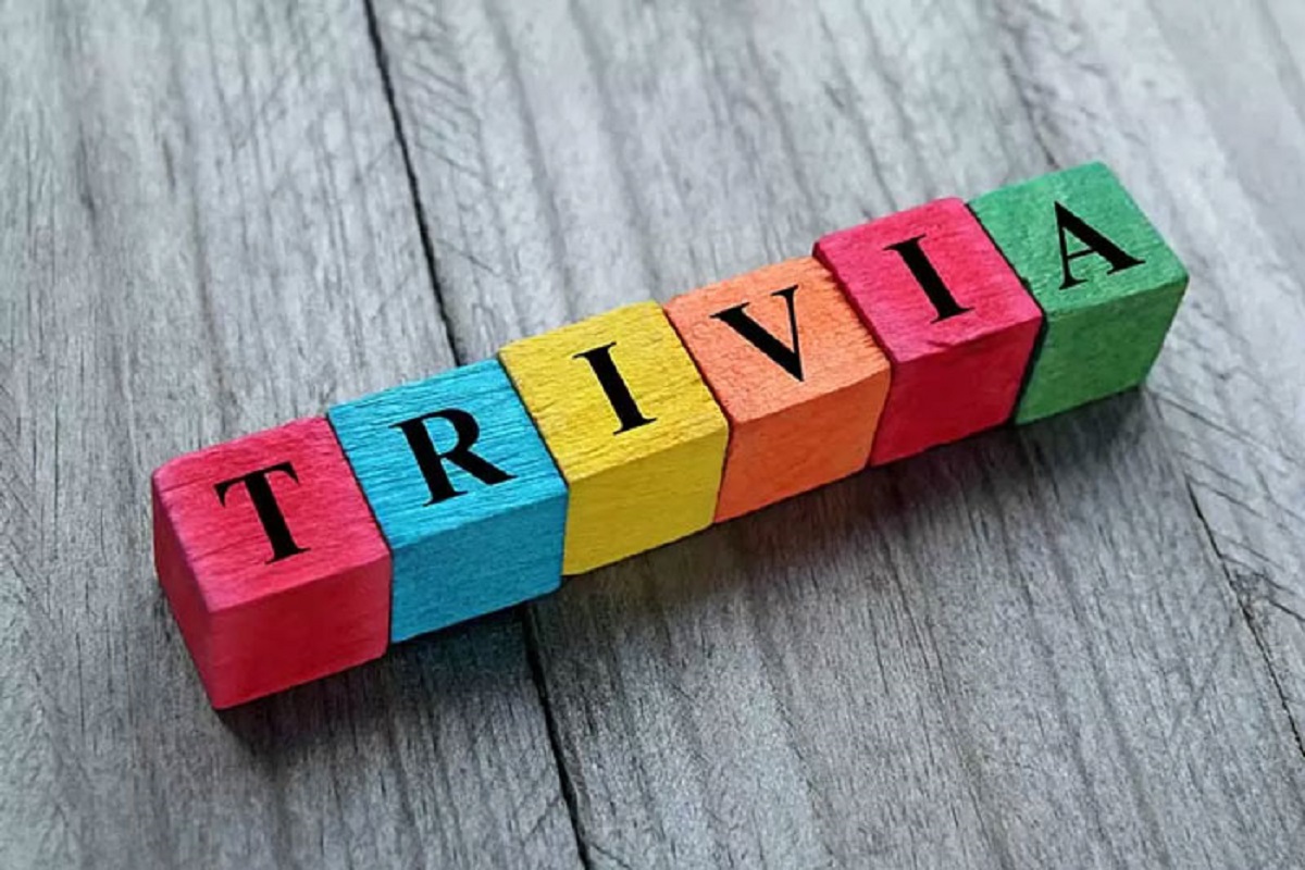 The word trivia comes from the markets where three roads would intersect. The roads would create a tri V shape and the markets would be a place where local information was shared. Trivial information.