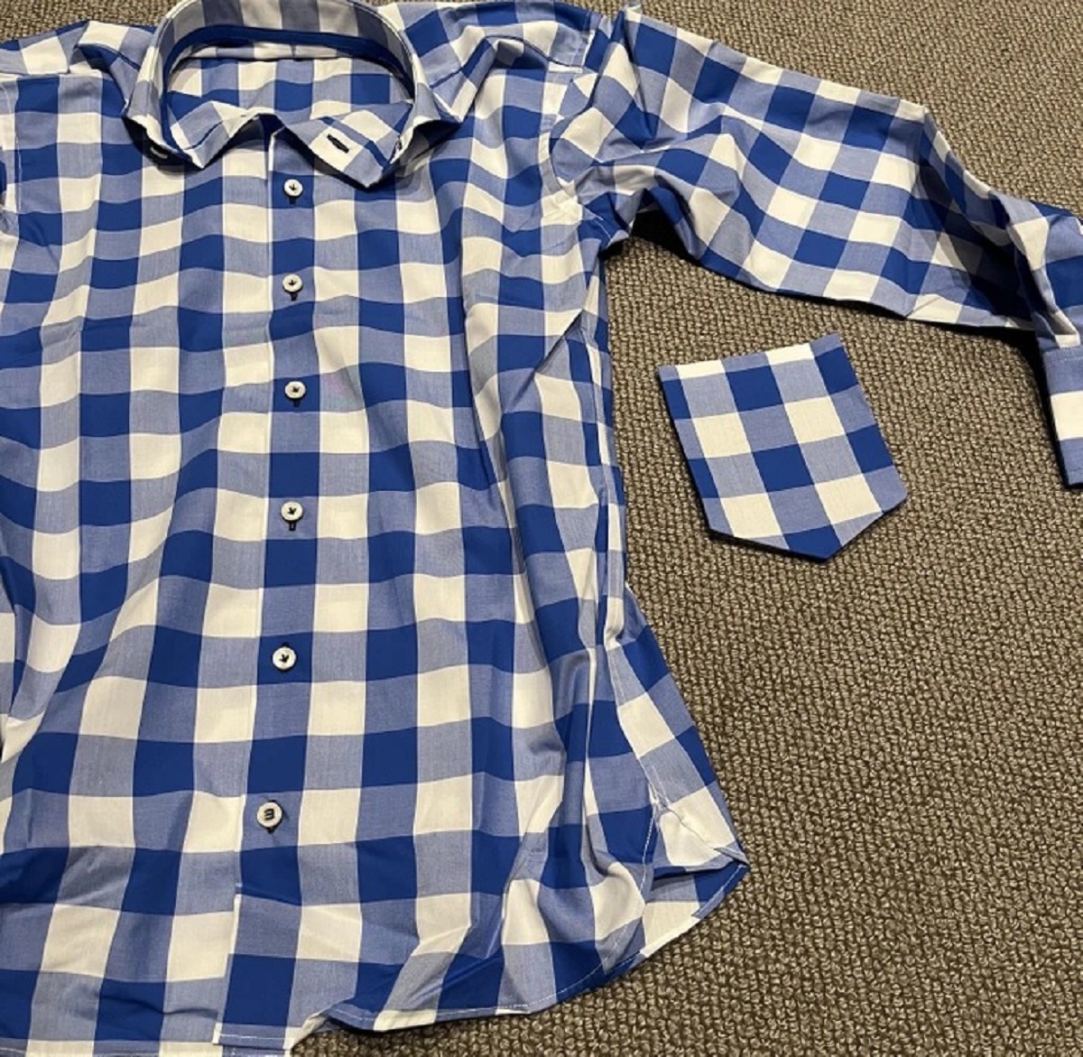 “My new shirt came with an optional pocket for me to sew on.”