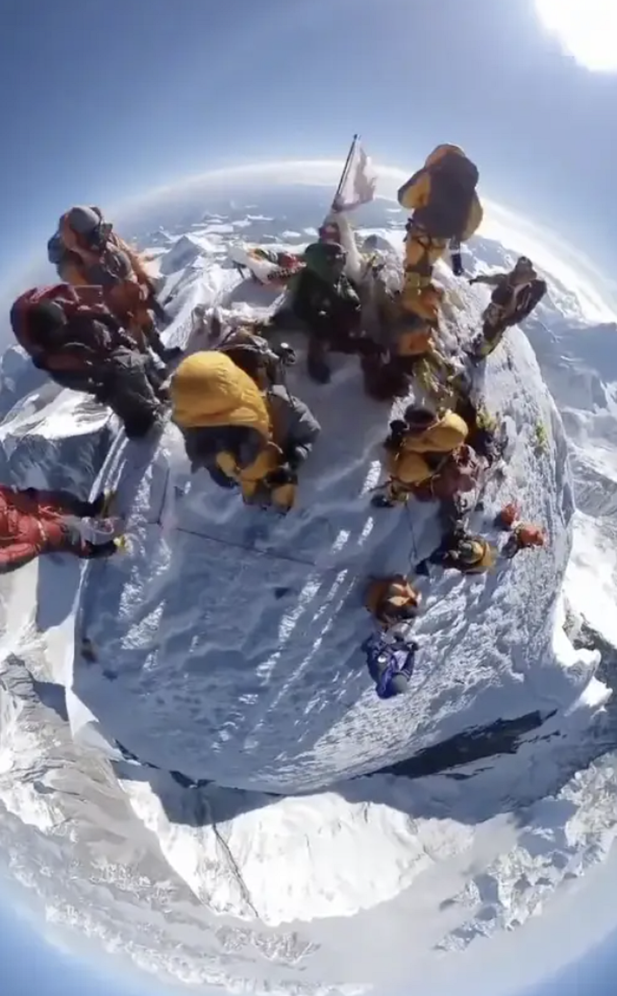 A Bird’s Eye View Of Mount Everest’s Highest Point