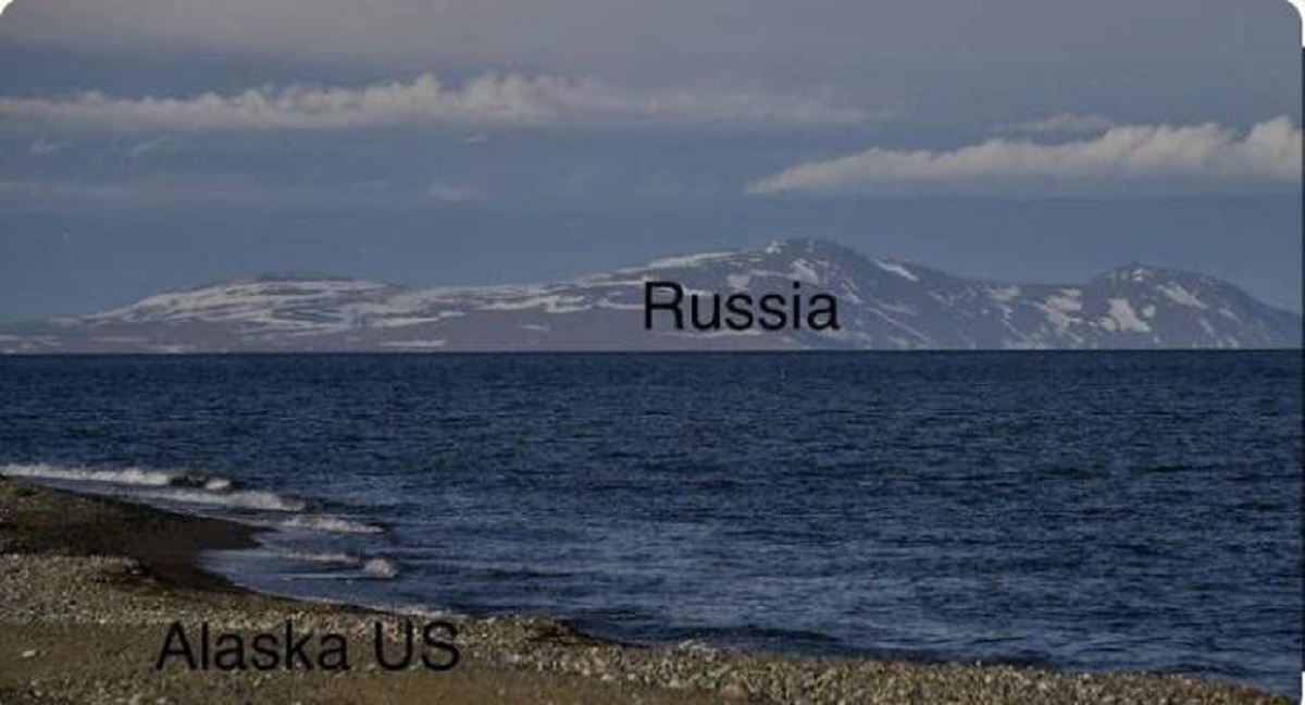 This is how close Russia is to Alaska: