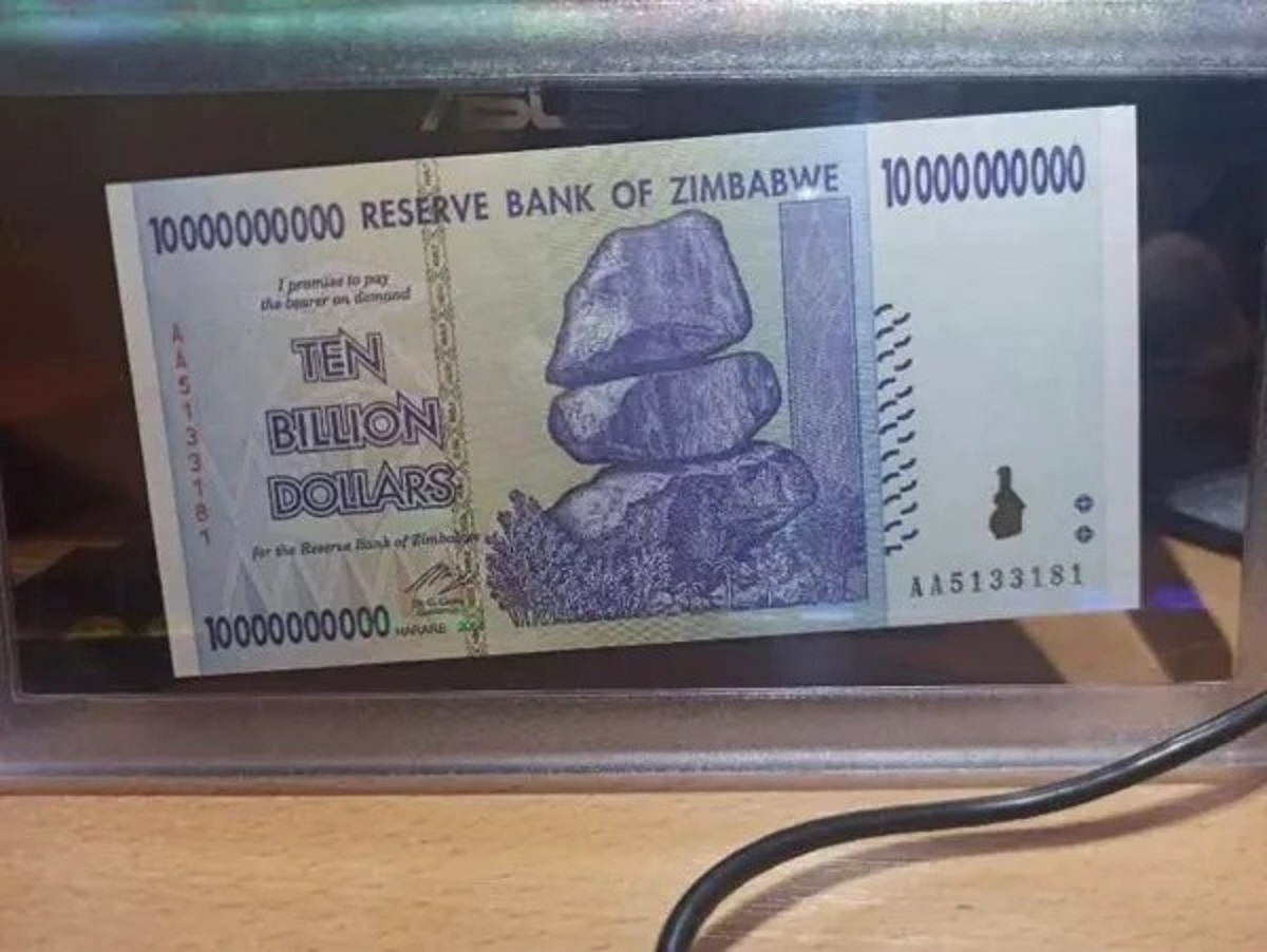 A ten billion dollar bill.