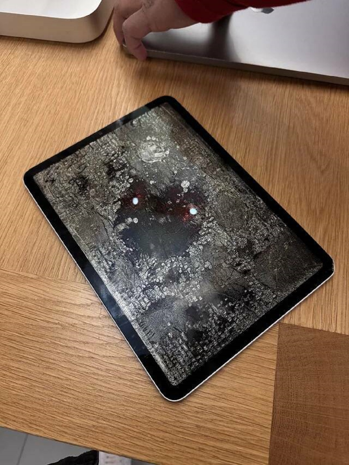 "My mom accidentally baked her iPad in the oven"