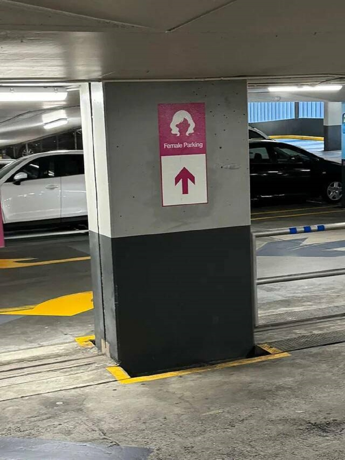 "Female only parking in Australia"