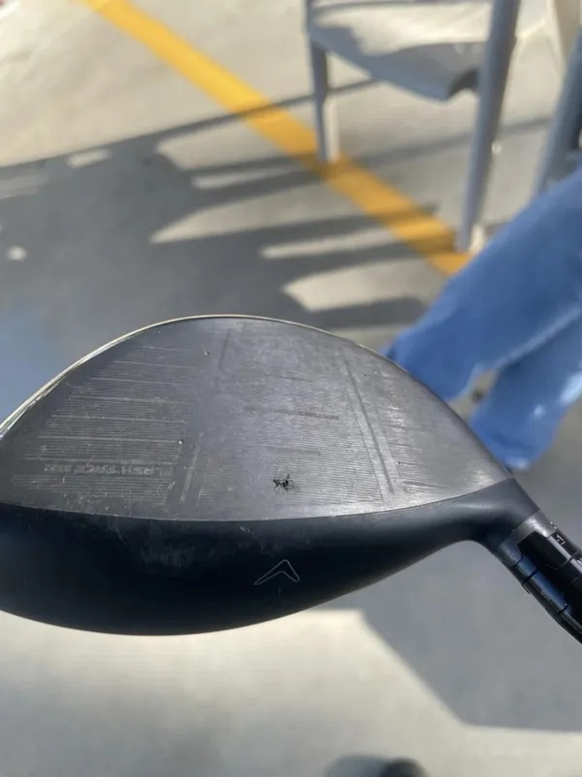 Crushed a mosquito between my club and the ball on a drive.