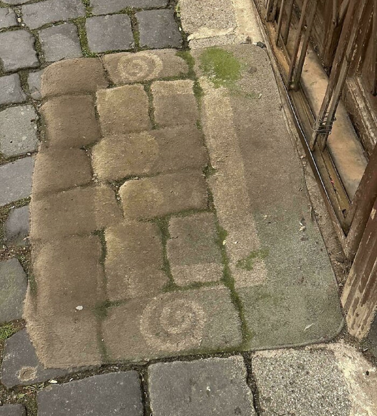 This Rug In The Old City Center Of Cluj-Napoca