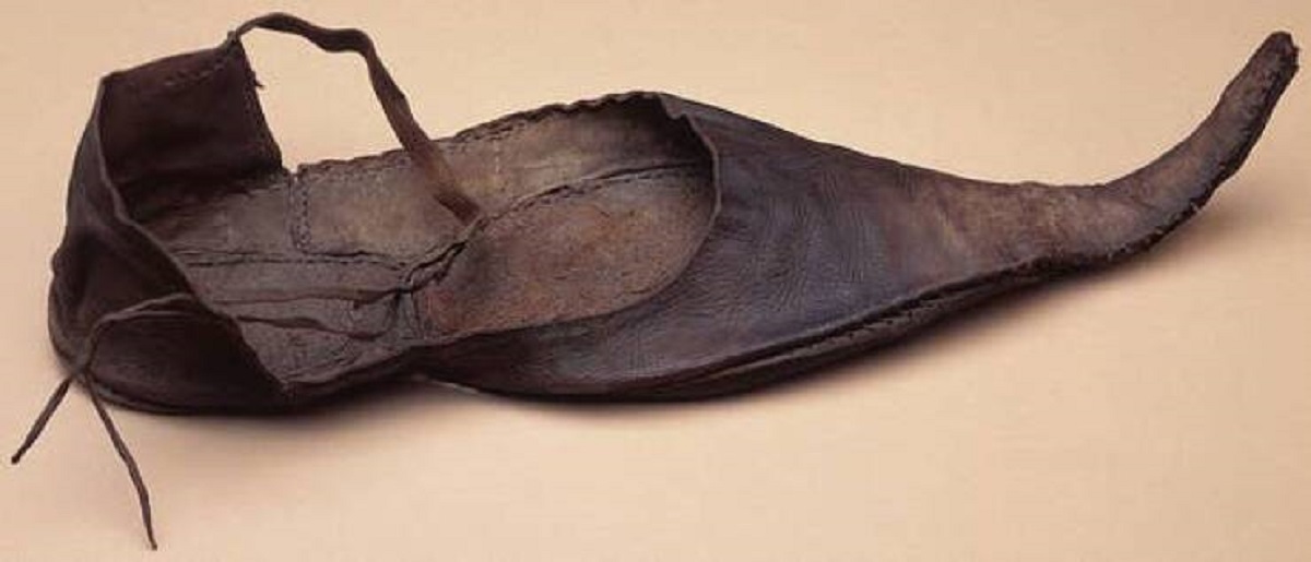 These Medieval-era shoes, meanwhile, have somehow survived from around 1200 CE.