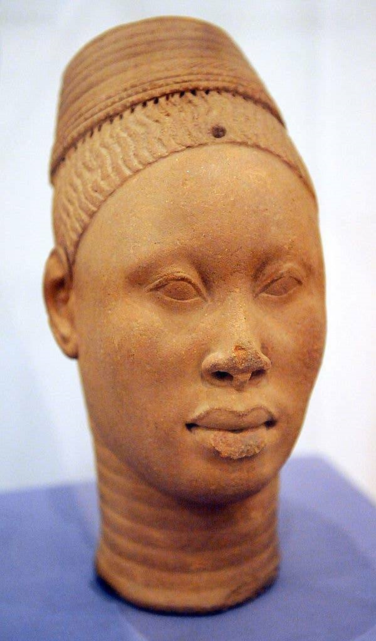 This remarkably life-like terracotta head was sculpted in Nigeria's ancient city of Ife between the 12th and 15th centuries.