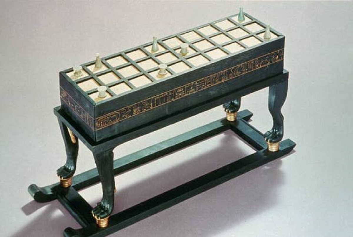 This pristine gaming table, meanwhile, was buried with Egyptian Pharaoh Tutankhamun — and is 3,400 years old!