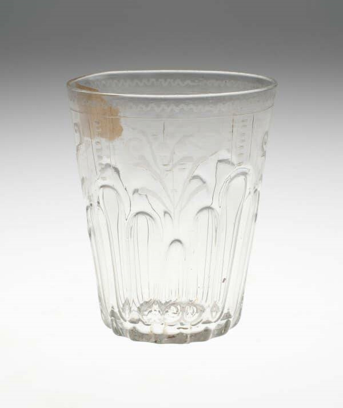 This 250-year-old drinking glass was used by people in Spain in the mid-to-late 18th century.