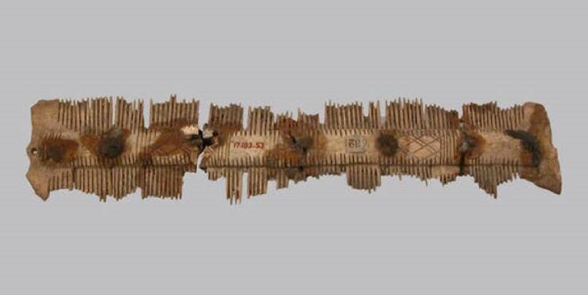 This double-sided comb from the 7th century — some 1,300-plus years ago! — was found in modern-day France.