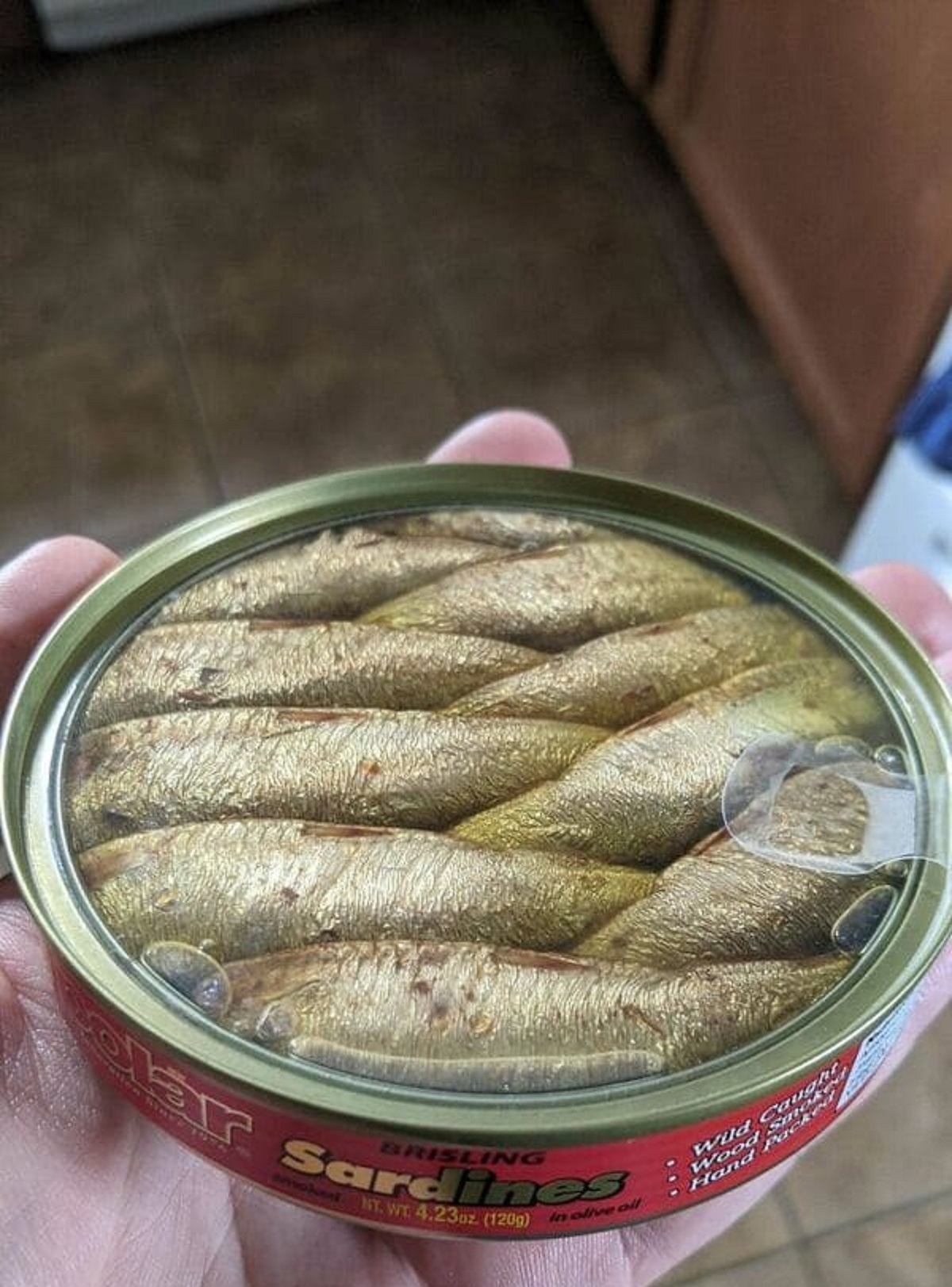 “The Way These Sardines Are Packaged With Transparent Lid”