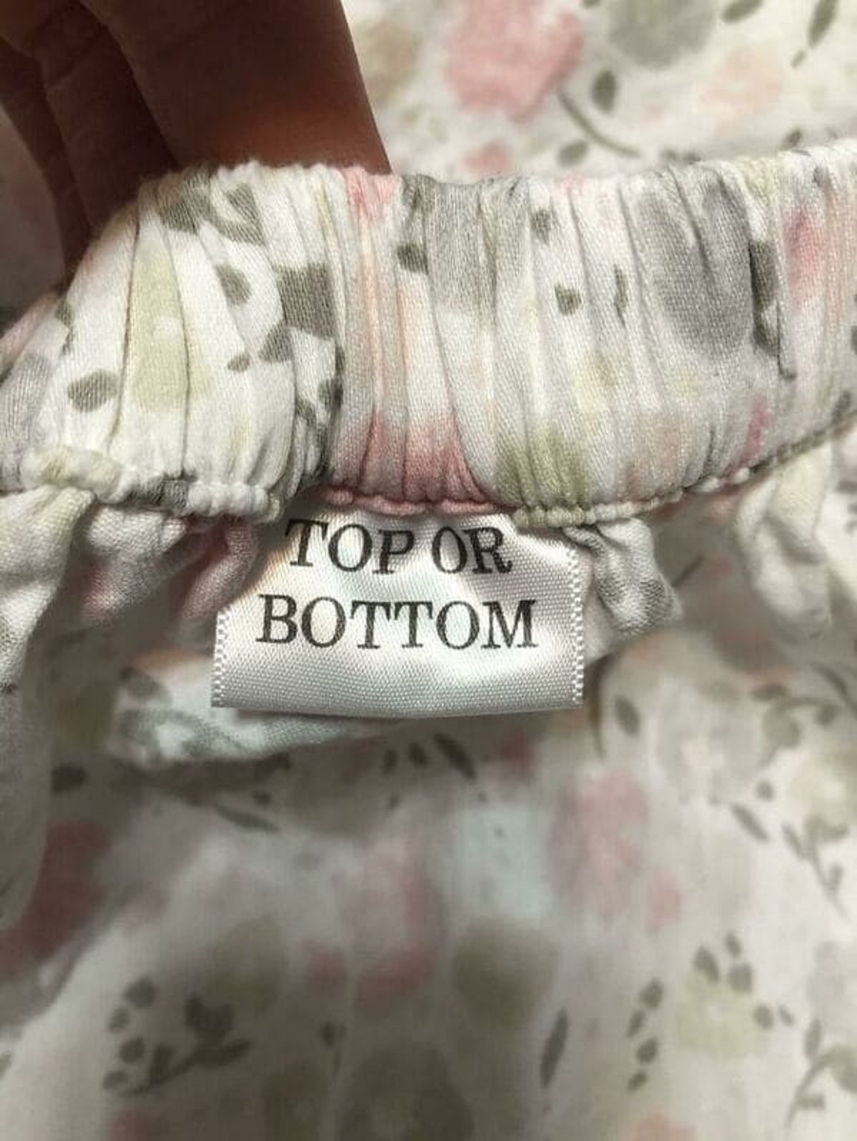 “My New Sheets Have Tags On Each Side That Either Says ‘Side’ Or ‘Top Or Bottom'”