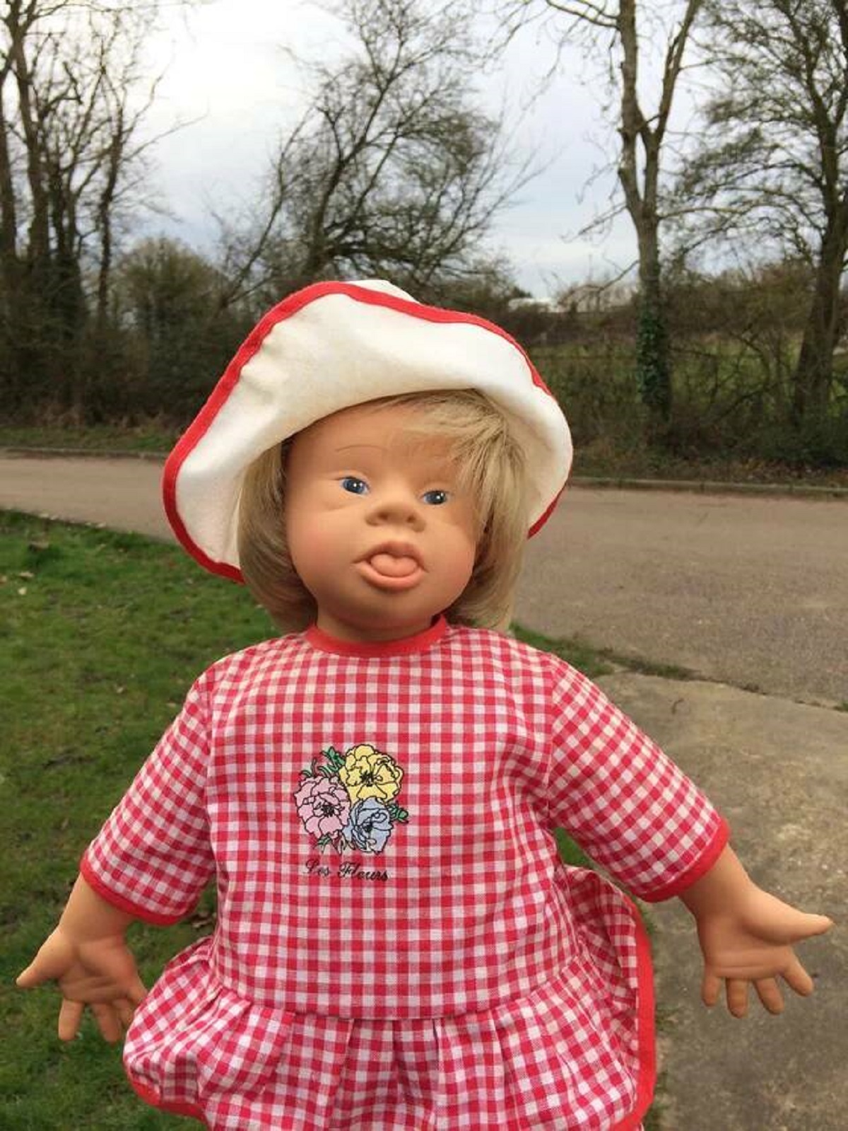 "This doll with Down syndrome that I saw today"