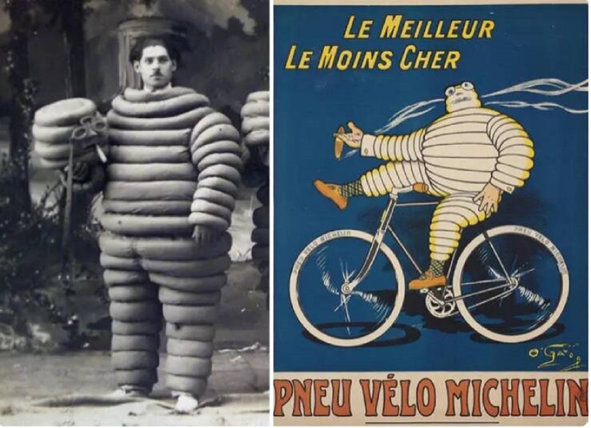 This is what the original Michelin Man looked like.