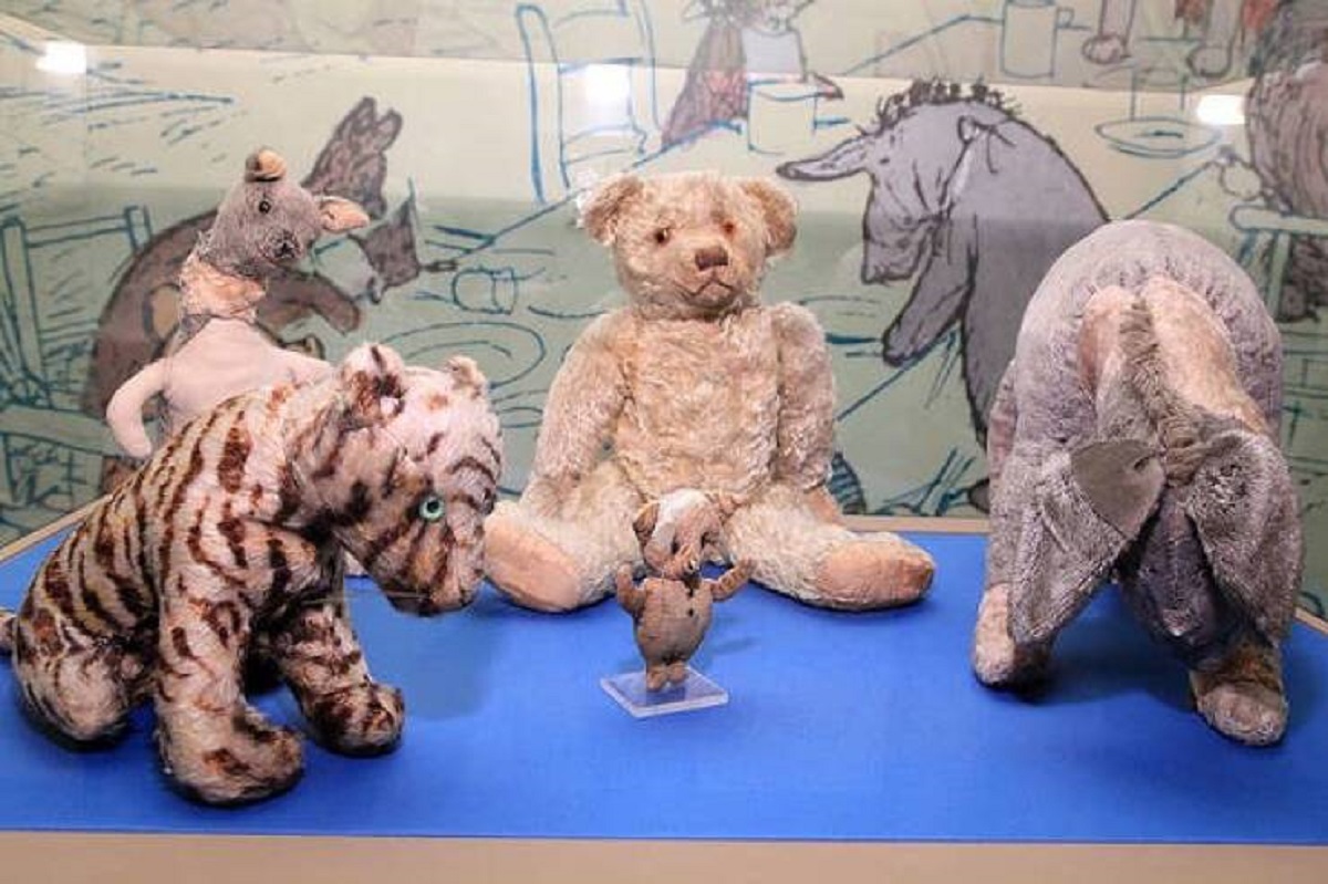 Here's what the original toys that inspired Pooh and his friends looked like.