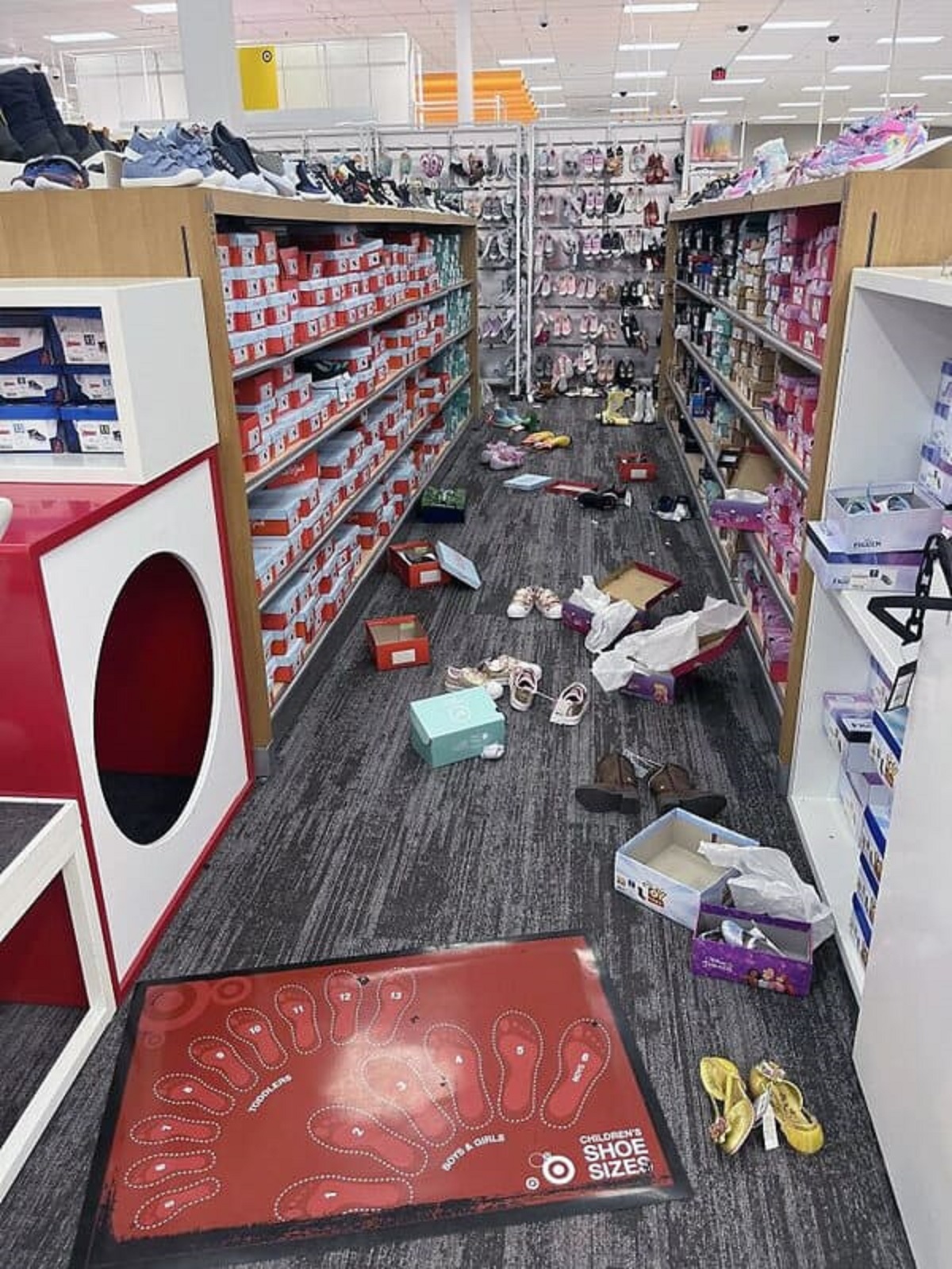 “The Way A Mom And Her Two Kids Left The Shoe Aisle In Target”