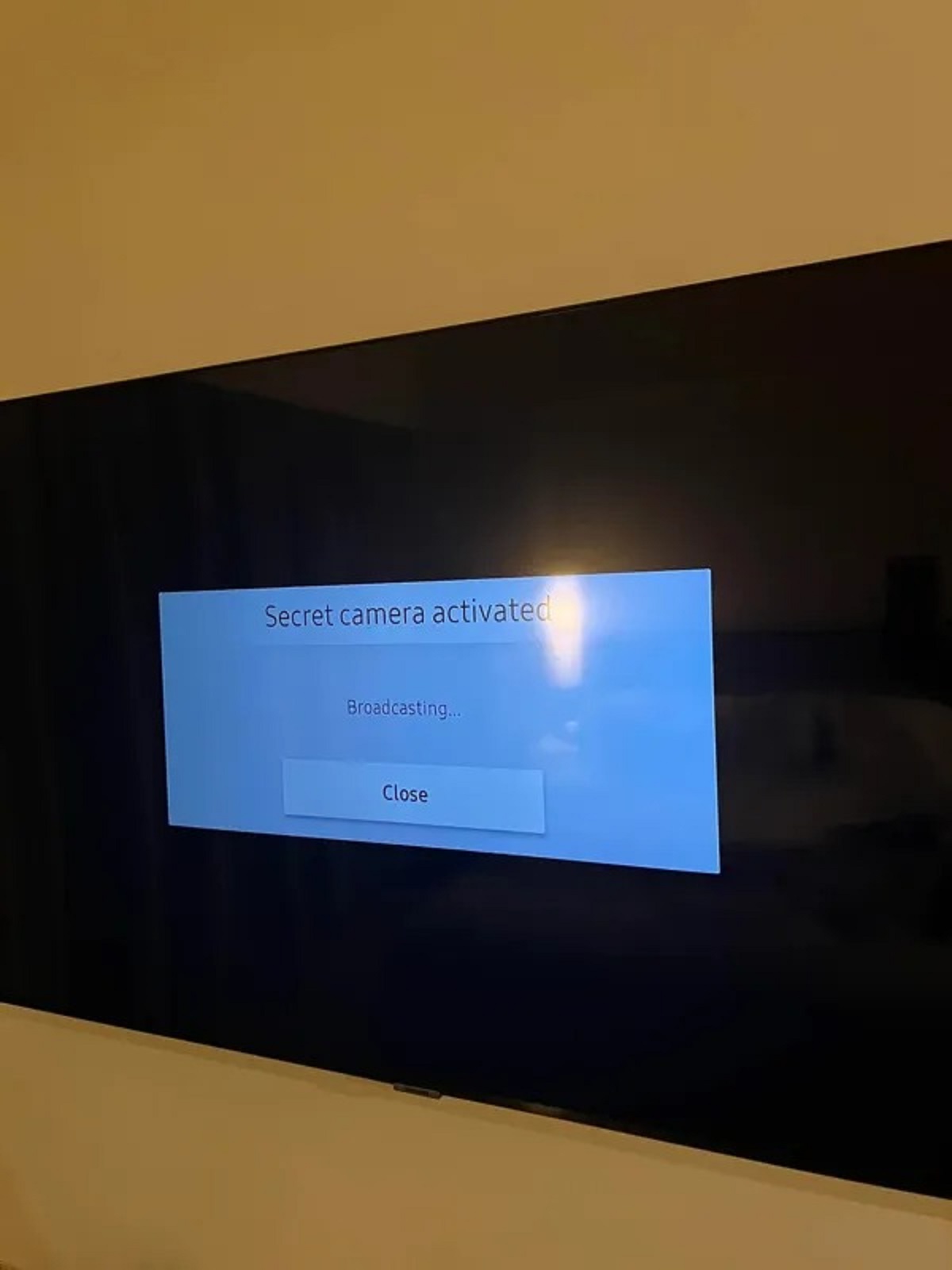 TIL you can change a hotel TVs welcome message.