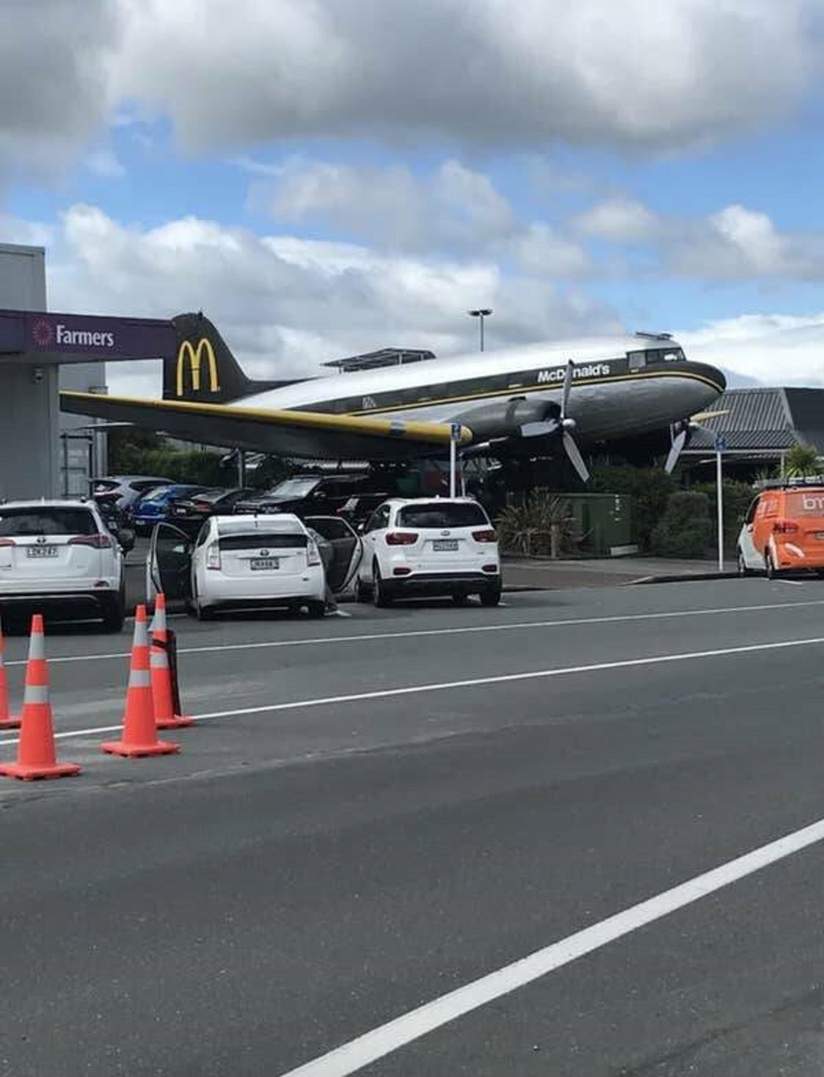 And all McDonald's should be this cool — aka, like this one in New Zealand built out of an old airplane.