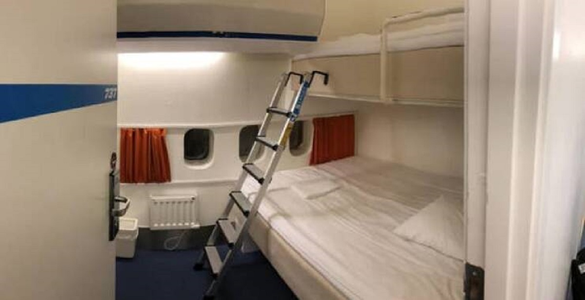 This hostel made out of an old airplane in Sweden is also so cool to me.