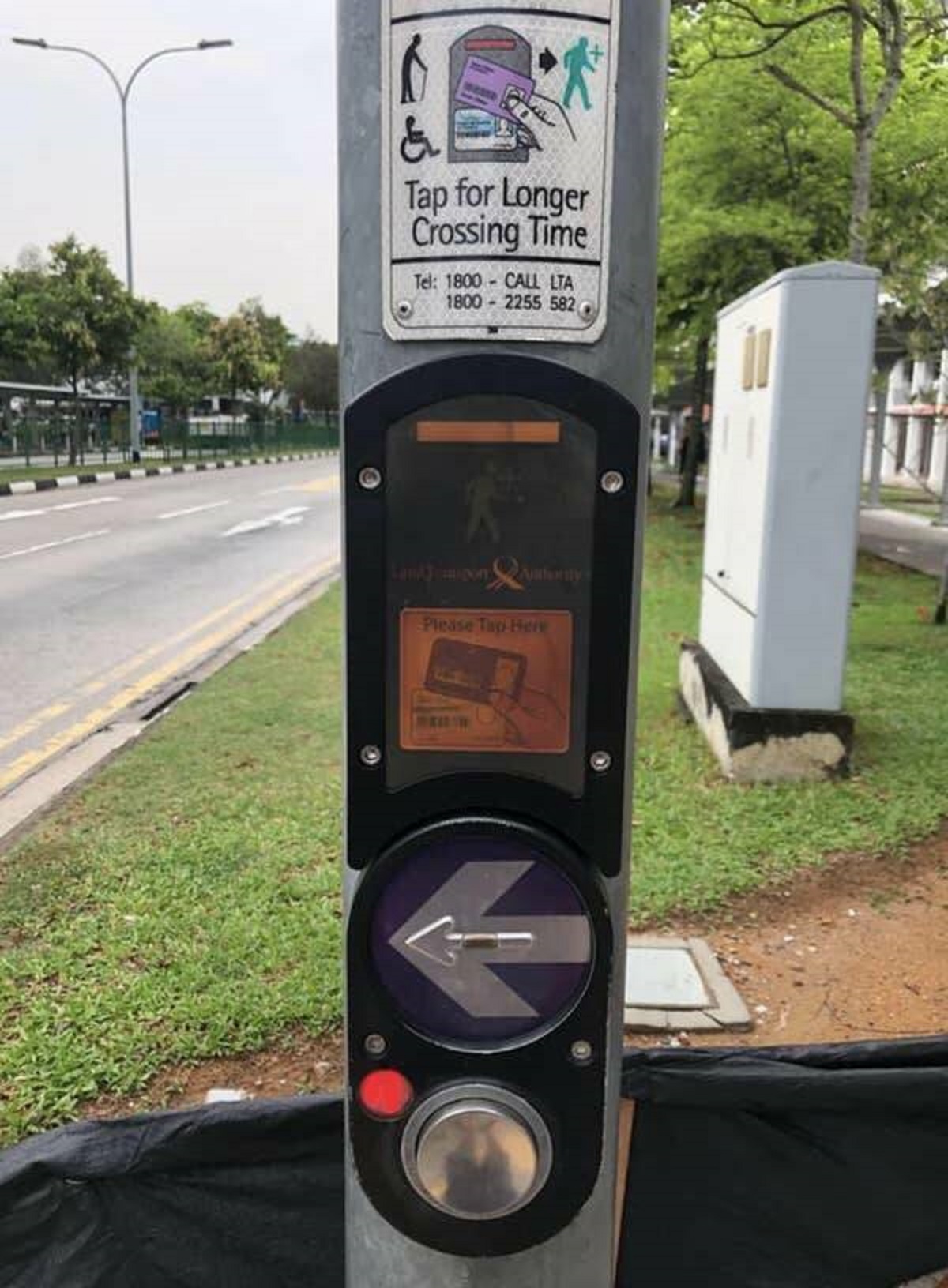 In Singapore, if you're older or have a disability, you receive a card you can scan that gives you a longer time to cross the street.