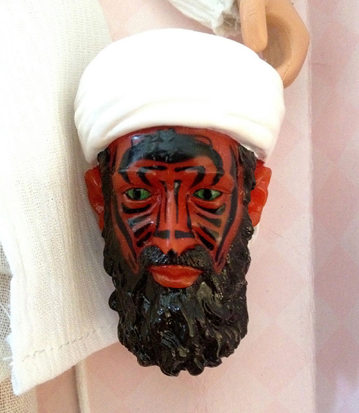 The plan to make figurines that look like Osama Bin Laden and give them to kids in South Asia. After it’s left in the sun for a certain amount of time, it’s face would peel off to reveal a “demon-like visage with red skin, green eyes, and black markings,” basically a demon. The objective was to scare kids and their parents so Bin Laden and Al Qaeda would lose support.